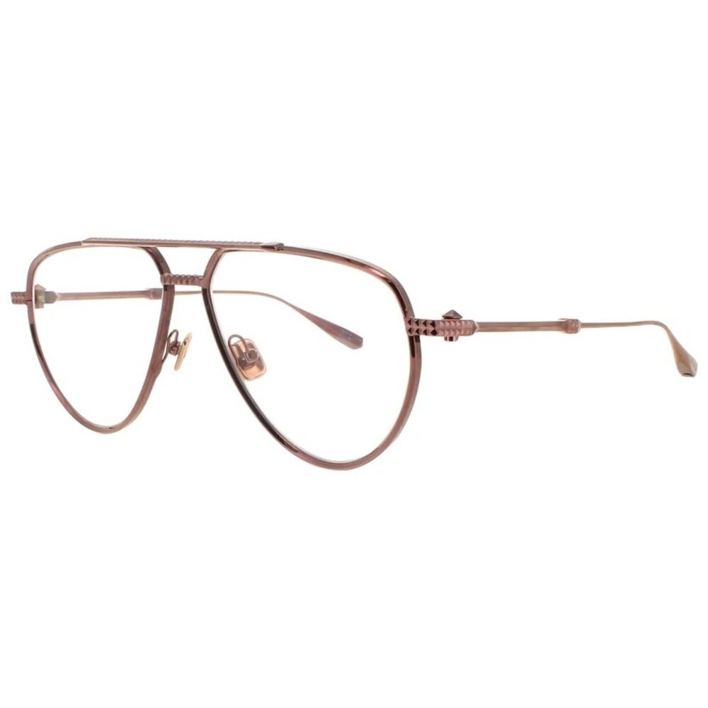 NWT VALENTINO EYEGLASSES AVIATOR UNISEX GOLD ROSE EYEWEAR